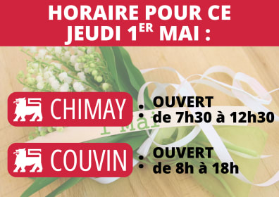 🛒 Même le 1er mai, on est là pour vous !